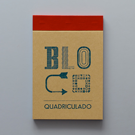 squared notepad (red)