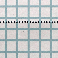 squared notepad perforated