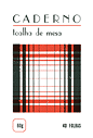 caderno toalha de mesa