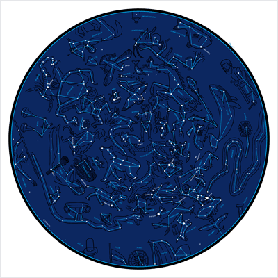 Sky Chart by Serrote