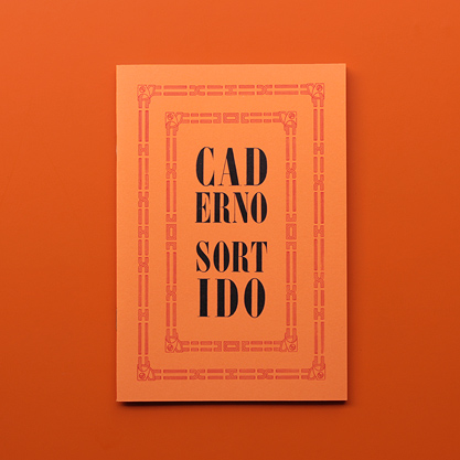 serrote caderno sortido laranja