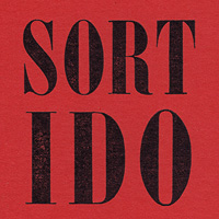 tipografia caderno sortido vermelho