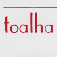 capa tipografia caderno toalha de mesa nº7